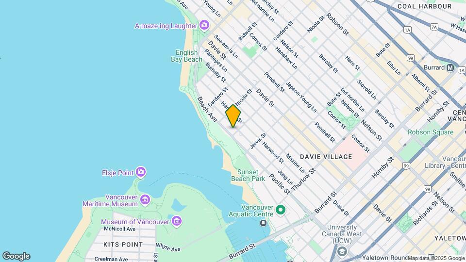 1403 Beach Ave Map and Location Details