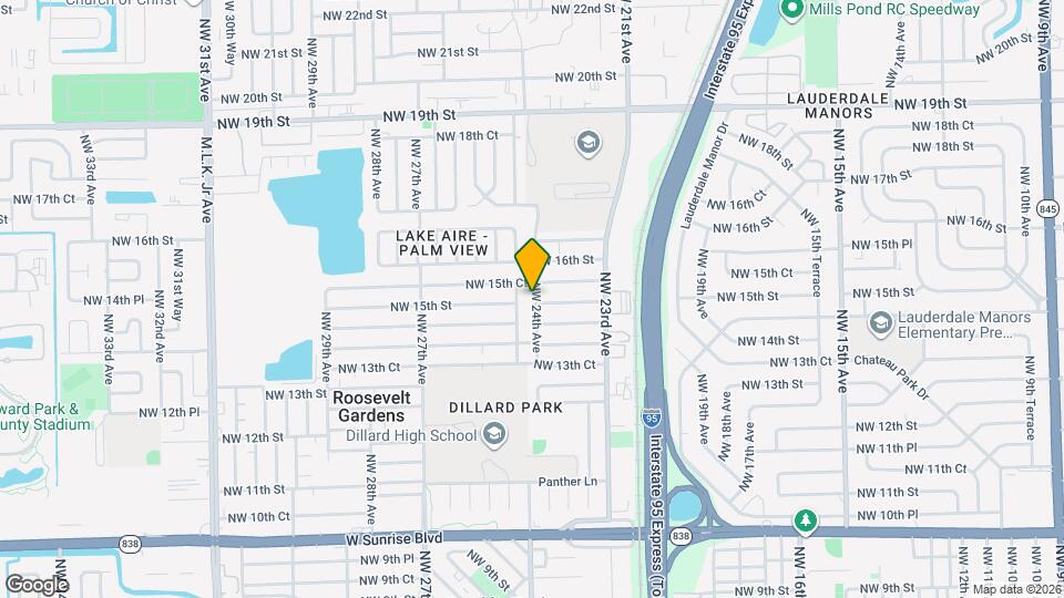 1501 NW 24th Ave Map and Location Details