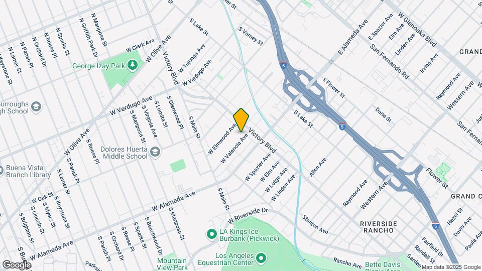 317 W Valencia Ave Mapa y Detalles de la Ubicación