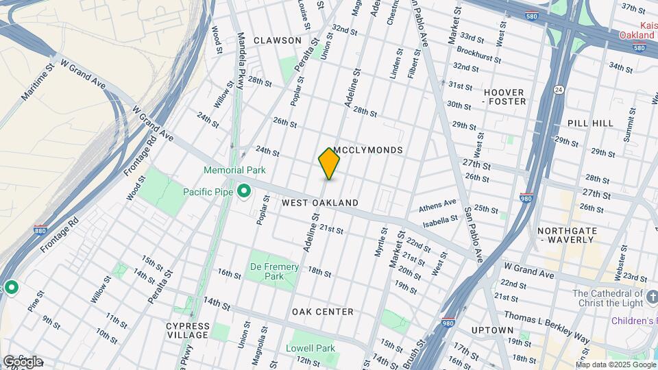 2302 Adeline St Map and Location Details