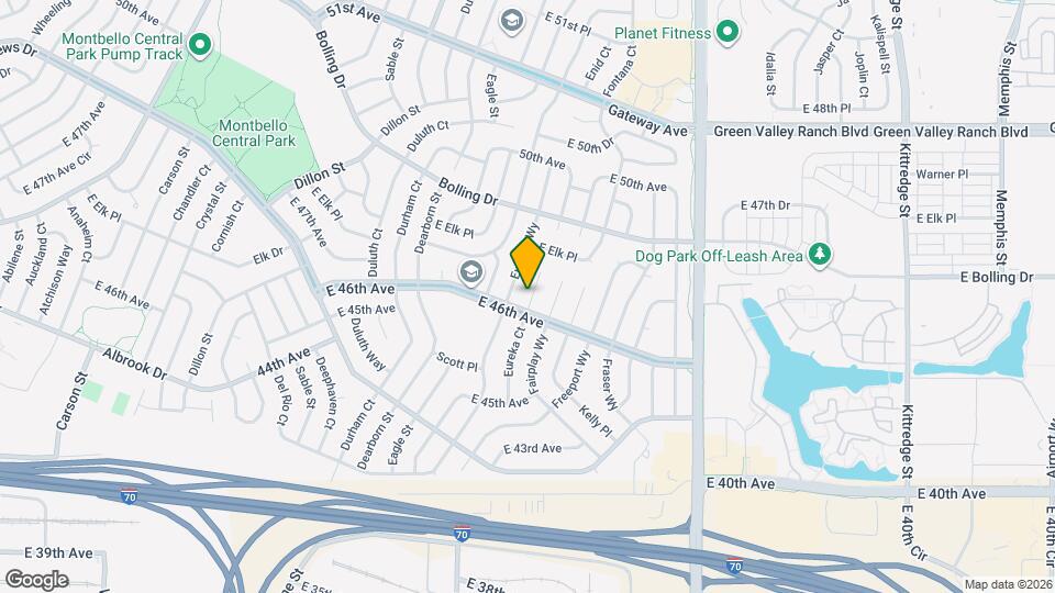 4613 Eureka Ct Map and Location Details