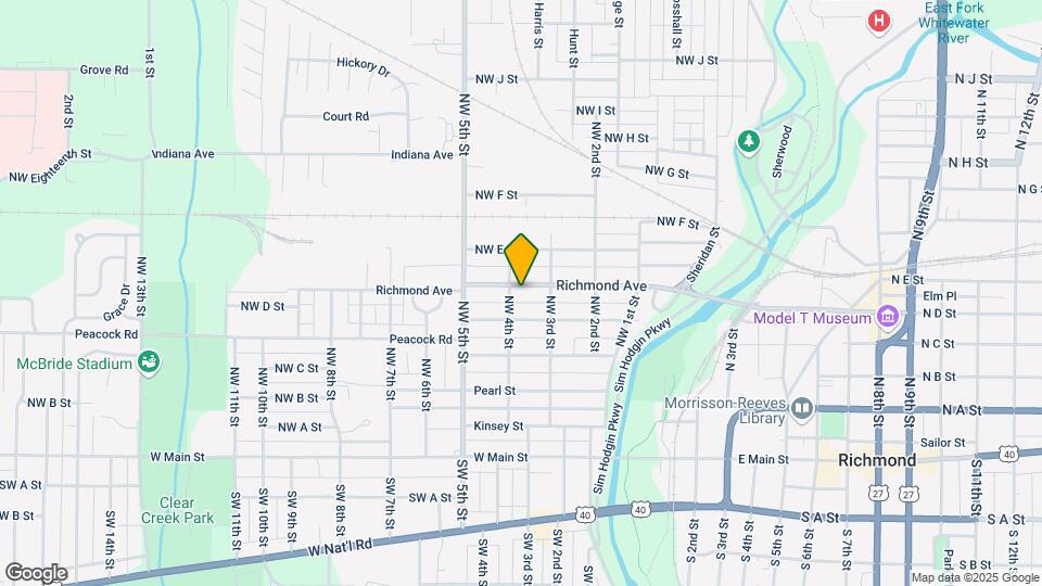 347 Richmond Ave Map and Location Details