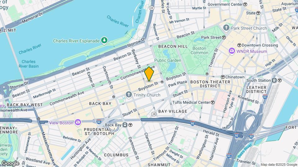 425 Boylston St, Unit 702 Map and Location Details