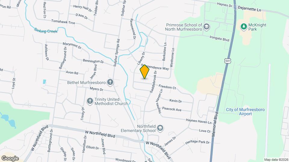 526 Freedom Ct Map and Location Details