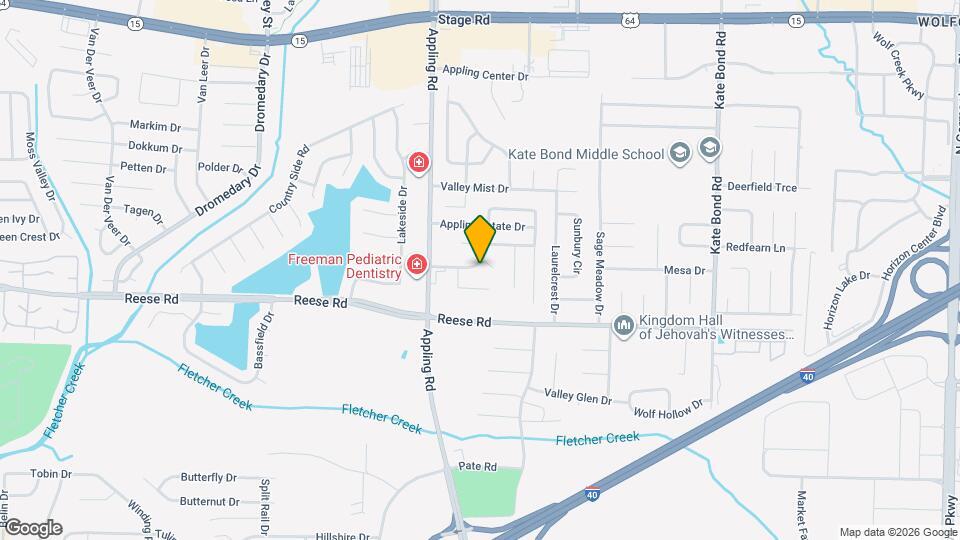 2570 Appling Glen Dr Map and Location Details