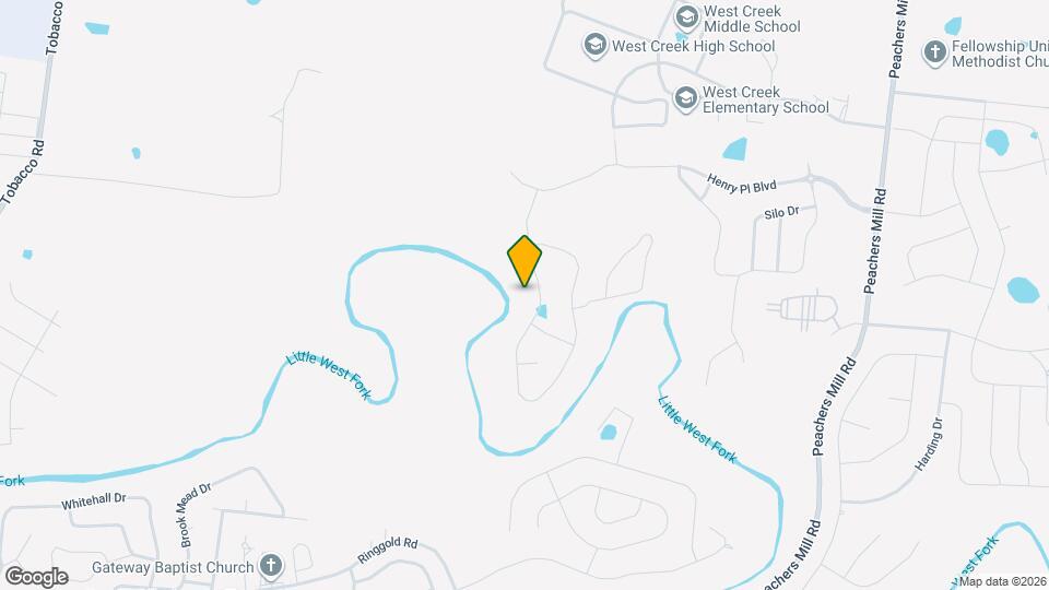 1076 Black Oak Cir Map and Location Details