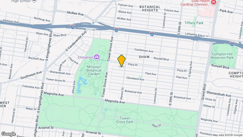 4215 Flad Ave Map and Location Details