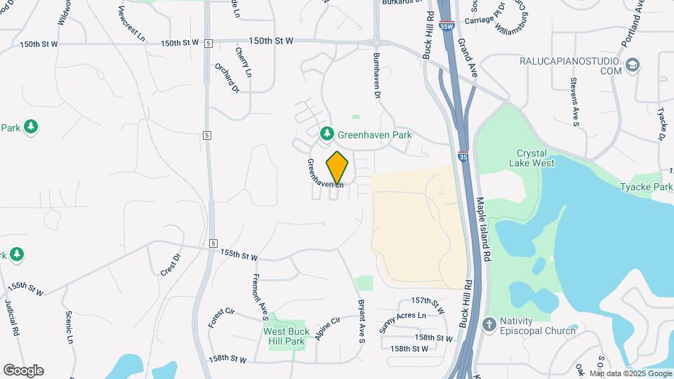 15313 Greenhaven Ln Map and Location Details