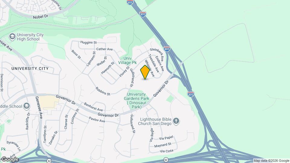 6933 Enders Avenue Map and Location Details