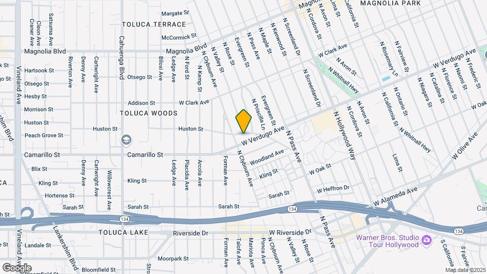624 N Toluca Park Map and Location Details