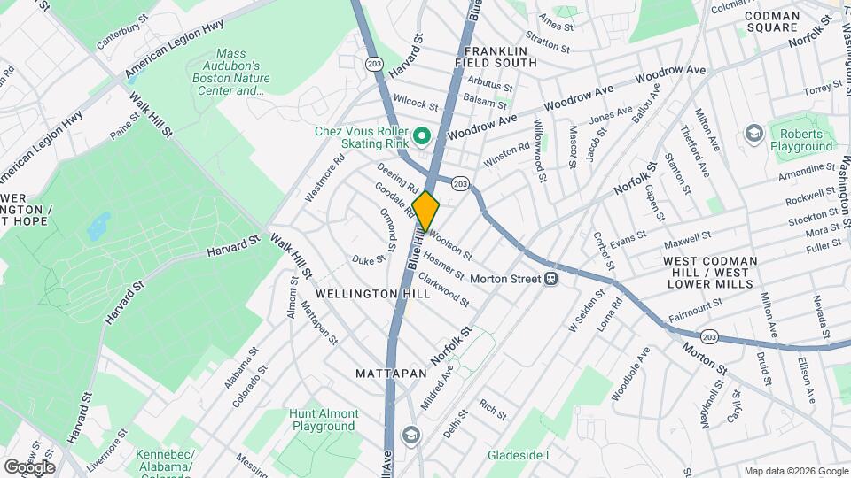 1234 Blue Hill Ave, Unit 2 Mapa y Detalles de la Ubicación