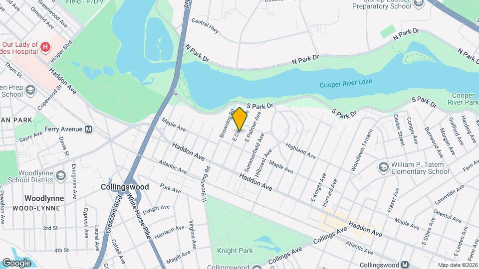 116 E Coulter Ave, Unit B Map and Location Details