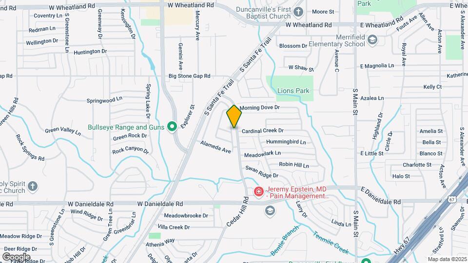 1302 San Miguel Dr Map and Location Details