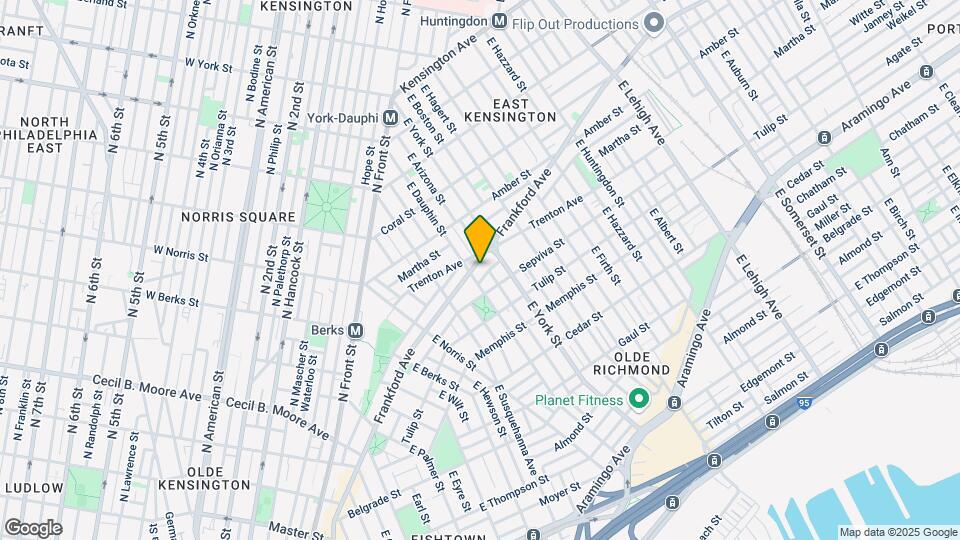 2311 Frankford Ave Map and Location Details