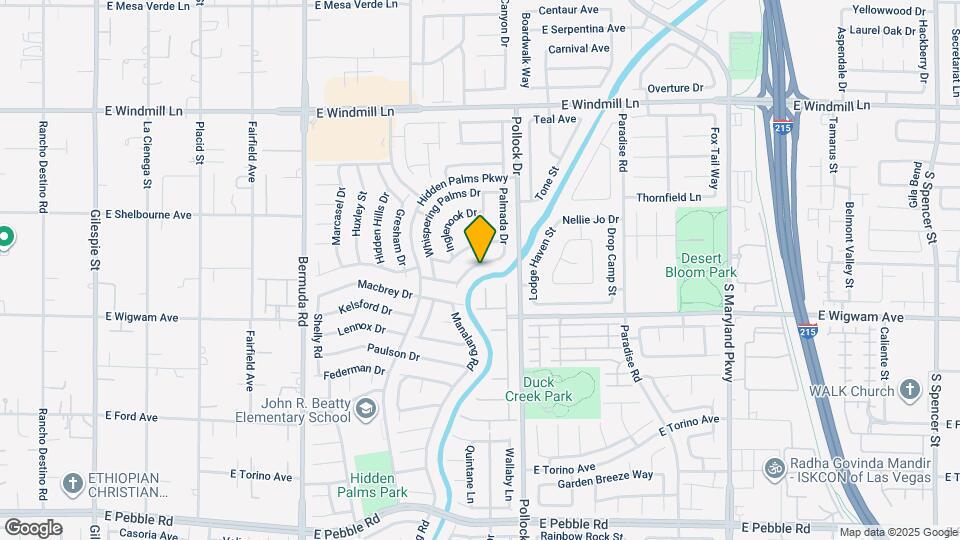 8436 Palmada Dr Map and Location Details