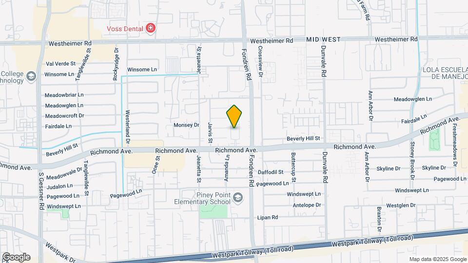 8990 Richmond Ave. Mapa y Detalles de la Ubicación