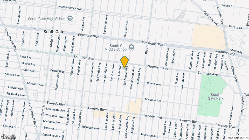 9301 San Miguel Ave Map and Location Details