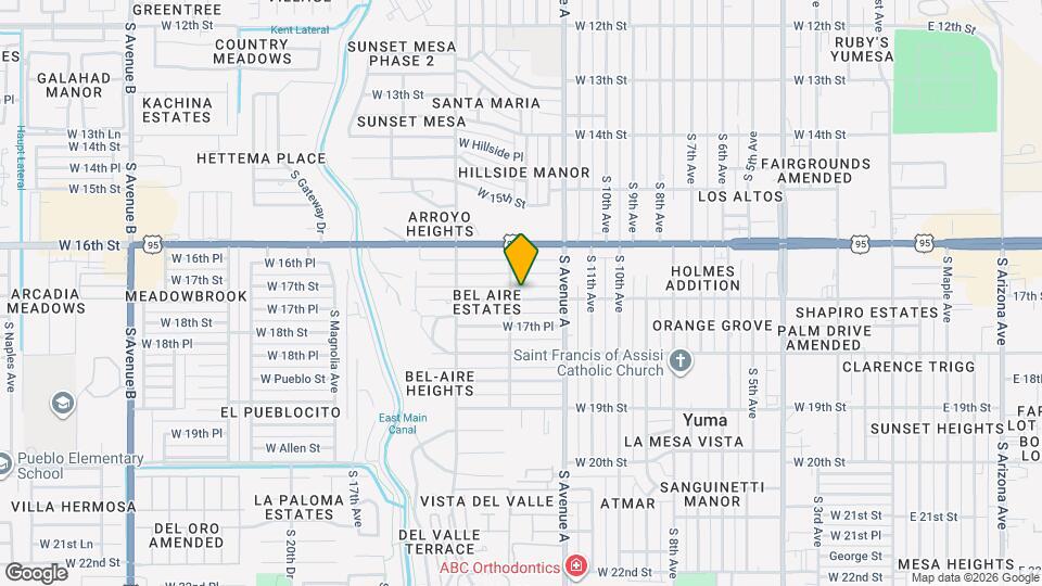 1282 W 17th St Map and Location Details