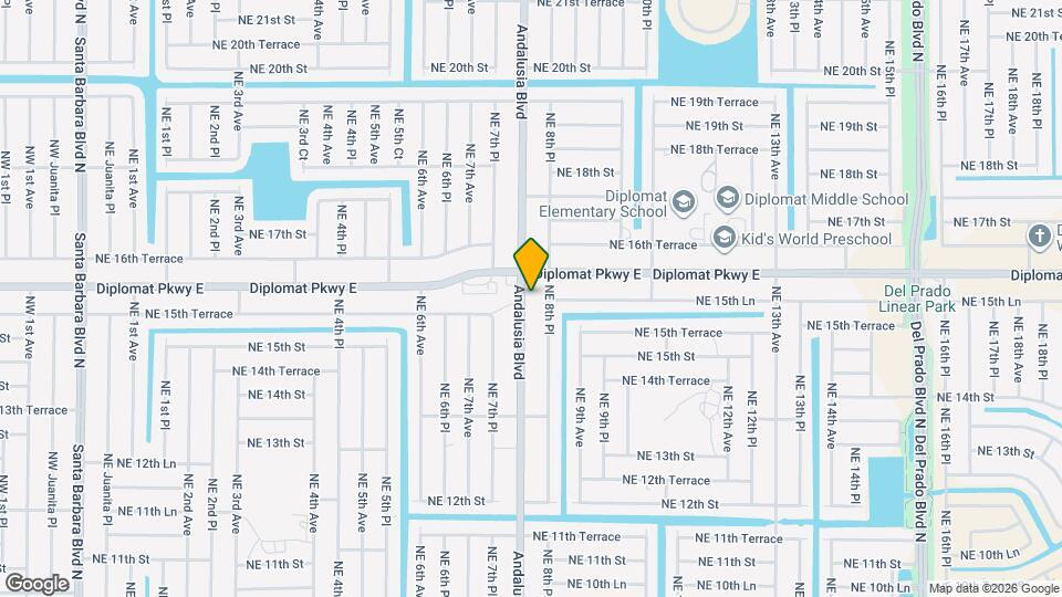 1535 Andalusia Blvd Map and Location Details