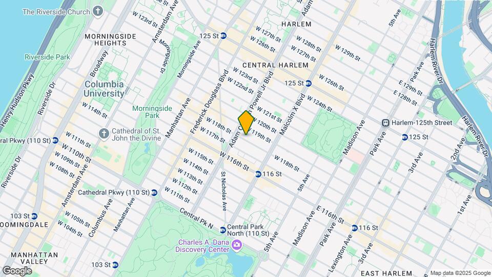 145 W 118th St Map and Location Details