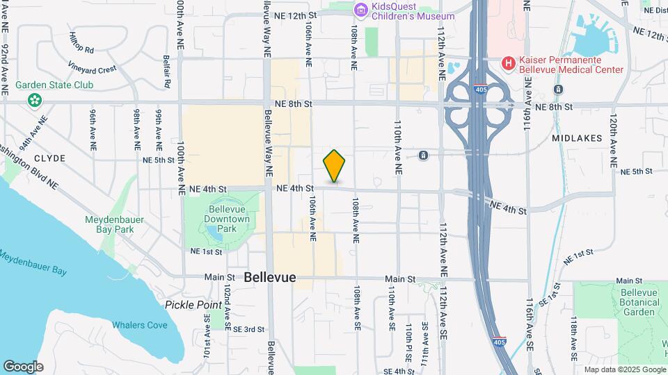 10700 NE 4th St Map and Location Details