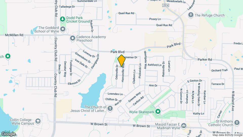 709 Hanceville Way Map and Location Details
