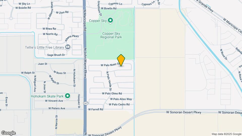 44112 W Palo Amarillo Rd Mapa y Detalles de la Ubicación