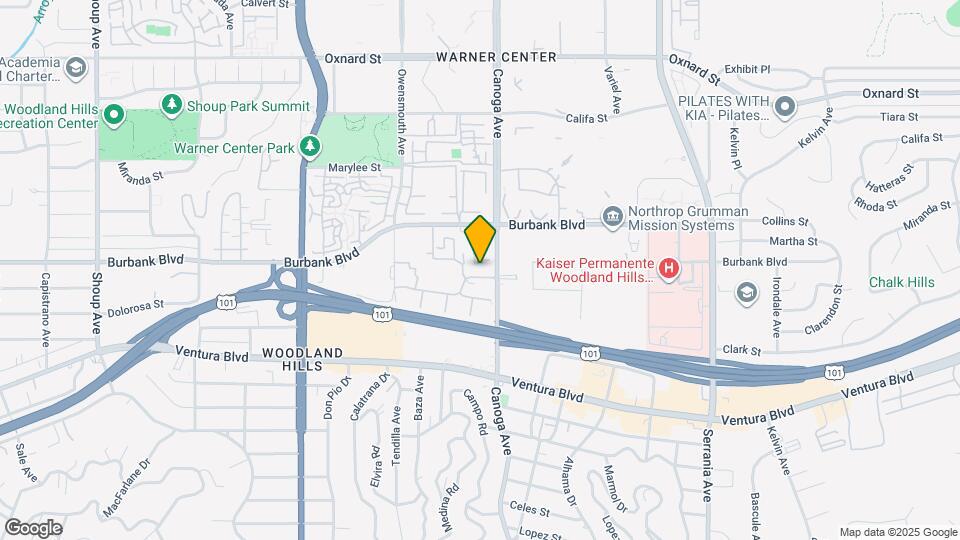 5545 Canoga Ave Map and Location Details