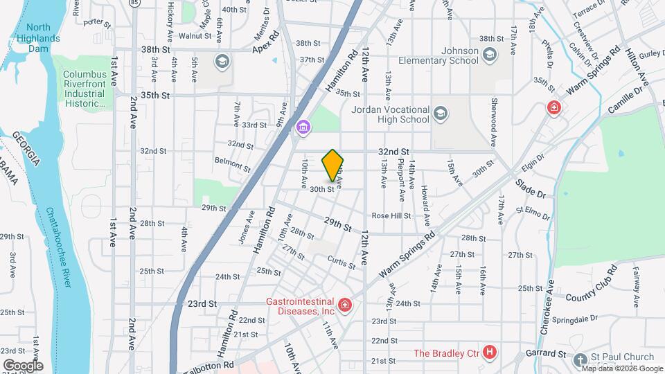 1037 30th St Map and Location Details