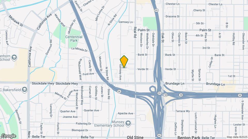 124 Garnsey Ave Map and Location Details