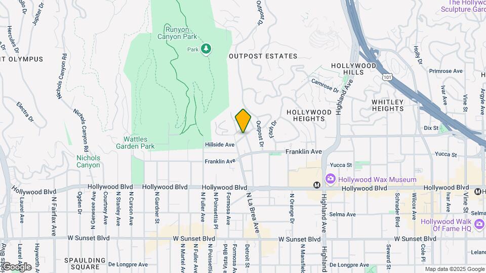 7103 Hillside Ave Map and Location Details
