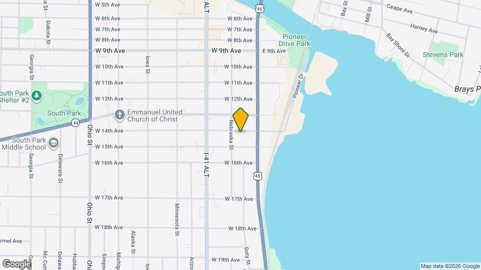 35 W 14th Ave Map and Location Details