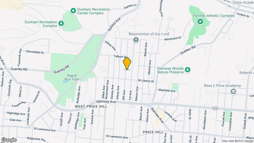 1626 Iliff Ave Map and Location Details