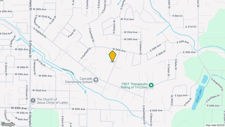 3804 S Cascade St Map and Location Details