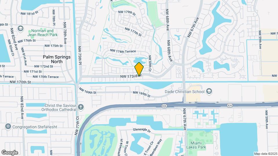 7030 NW 173rd Dr Map and Location Details
