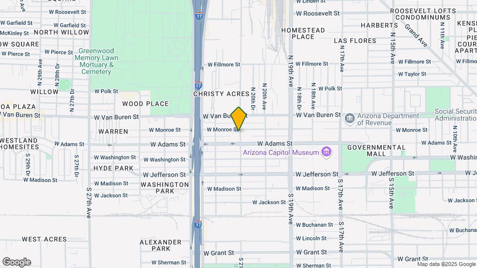116 N 21st Ave Map and Location Details