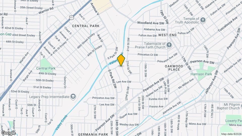 208 22nd St SW Map and Location Details