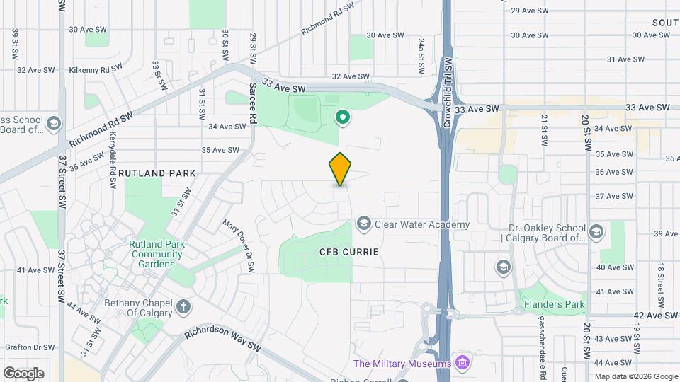 Currie Barracks Affordable Housing - Site B Map and Location Details