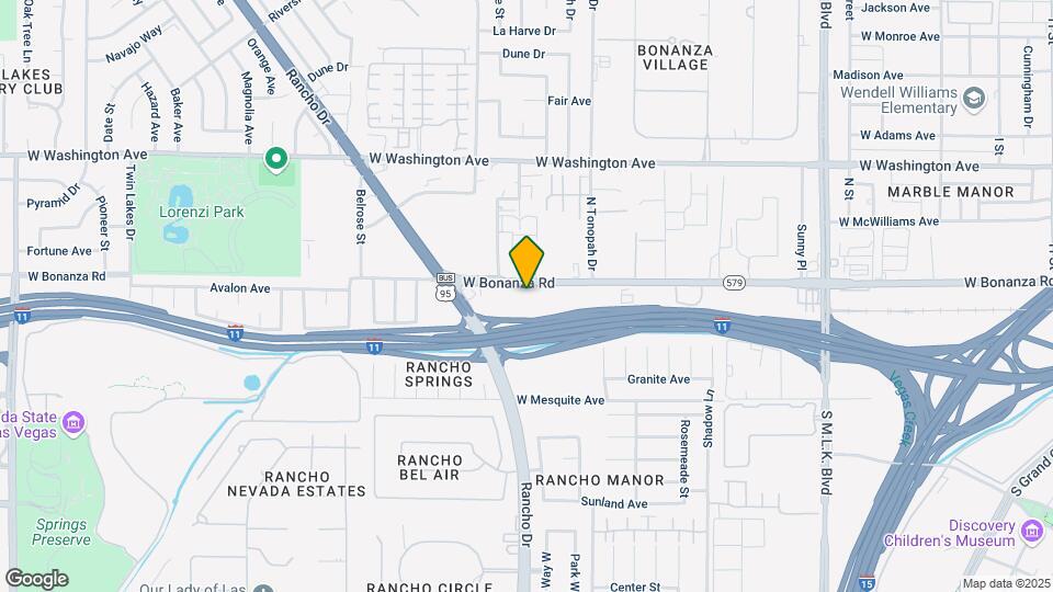 2221 W Bonanza Rd Map and Location Details