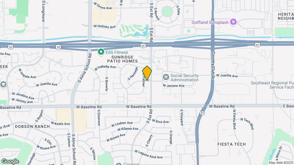 815 W Juanita Cir Map and Location Details