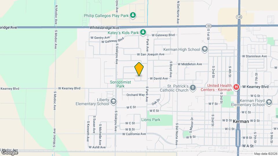 443 S Almond Ave Map and Location Details