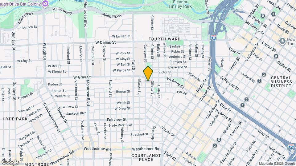 1625 Oneil St Map and Location Details