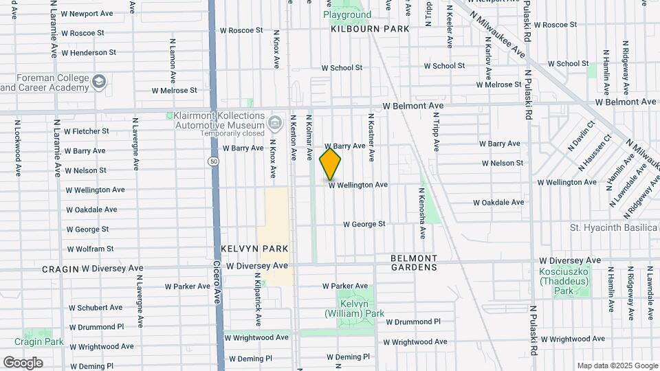 4502 W Wellington Ave Map and Location Details