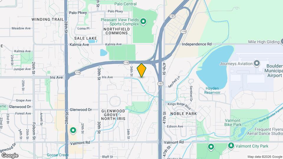 3420 Iris Ave Map and Location Details