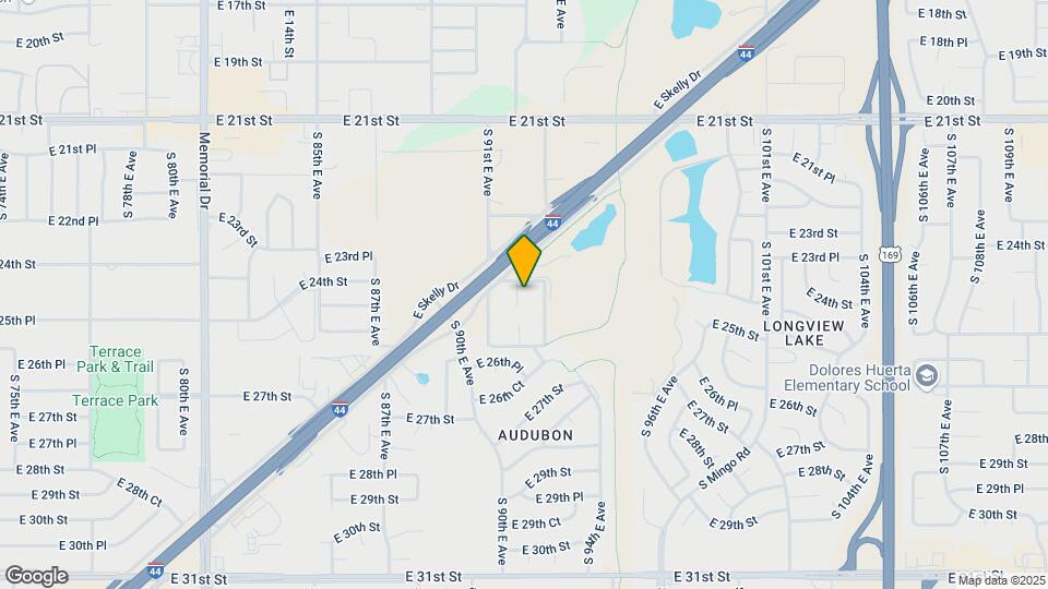 2411 S 91st E Pl Map and Location Details