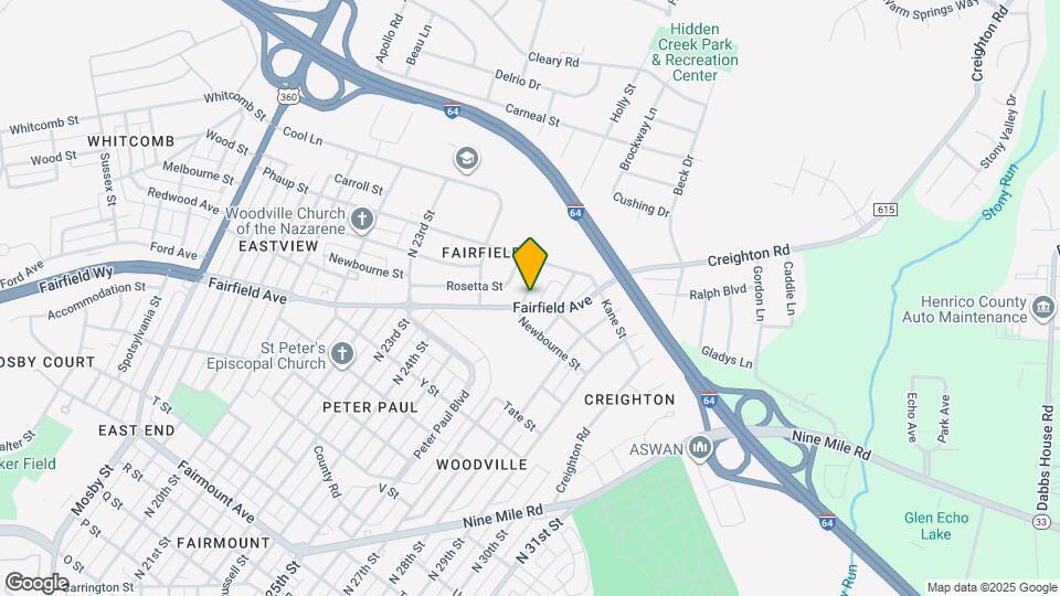 2203 N 26th St Map and Location Details