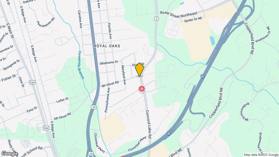 2100 Concord Lake Rd Map and Location Details