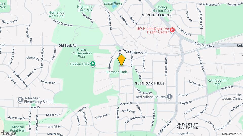 413 N Rosa Rd Map and Location Details