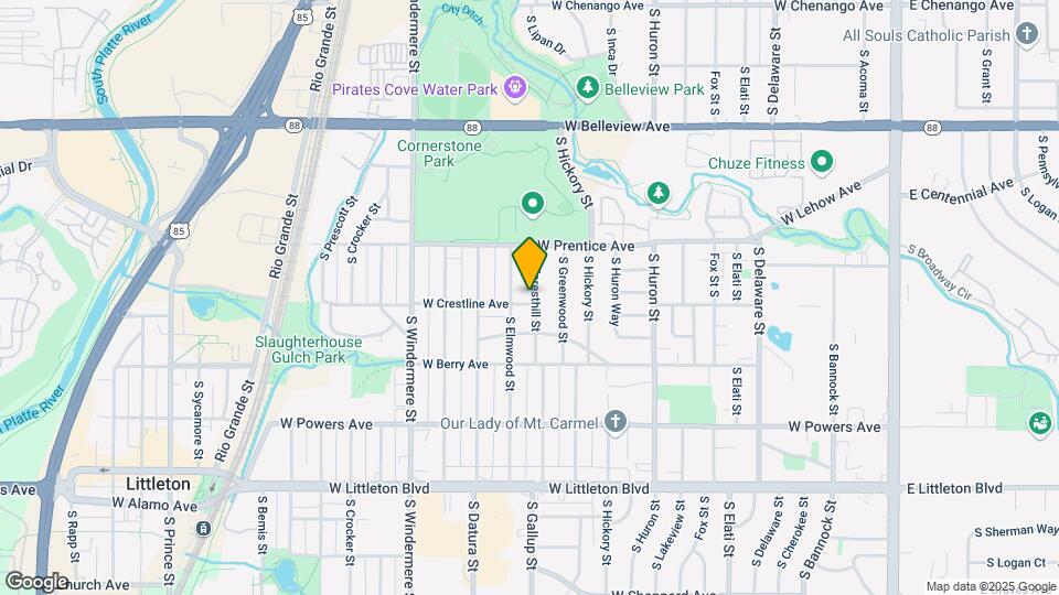 5387 S Foresthill St Map and Location Details