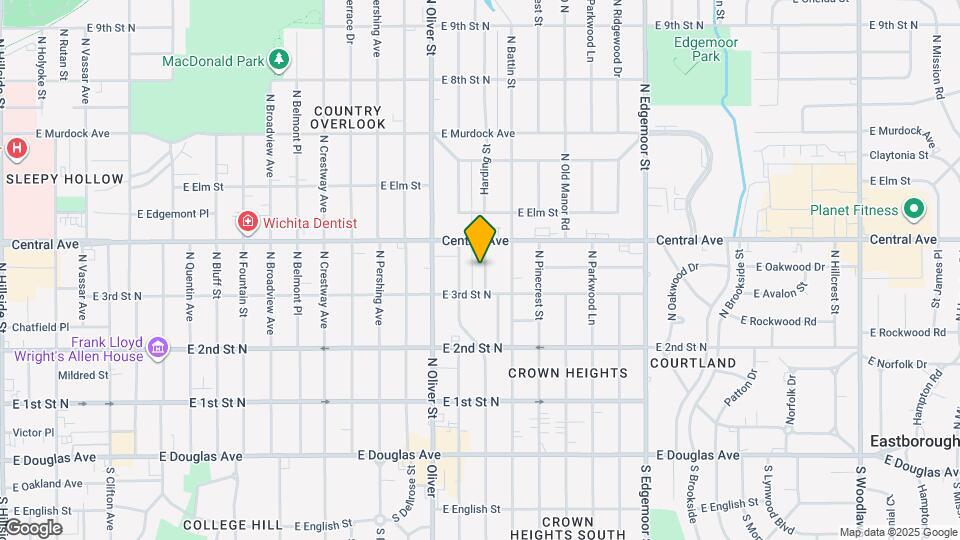 427 N Harding Ave Map and Location Details